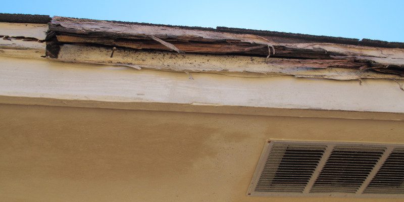 Wood Rot Boxing Replacement in Matthews, North Carolina